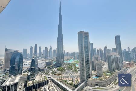 3 Bedroom Flat for Rent in Downtown Dubai, Dubai - Burj Facing | Available Now | 3 Plus Maid