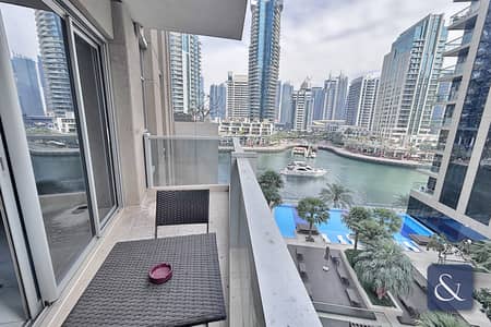 2 Bedroom Apartment for Rent in Dubai Marina, Dubai - 2 Bed | Furnished | Marina View's | Maid