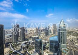Large 2BR+Maid | High Floor | DIFC and Sea View
