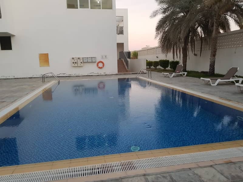 Amazing onebedroom for rent In khalifa city a near Alethad plaza