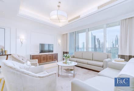 4 Bedroom Penthouse for Rent in Downtown Dubai, Dubai - 4 BR+Maid Penthouse | Sunset and DIFC View