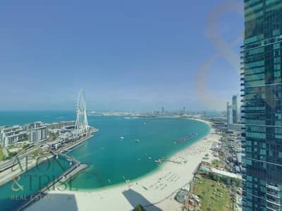 2 Bedroom Flat for Rent in Jumeirah Beach Residence (JBR), Dubai - Ready to move | Best Layout | Panoramic sea views