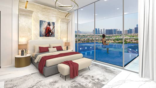 فلیٹ 2 غرفة نوم للبيع في مدينة دبي الرياضية، دبي - Final_private_pool_render. jpg
