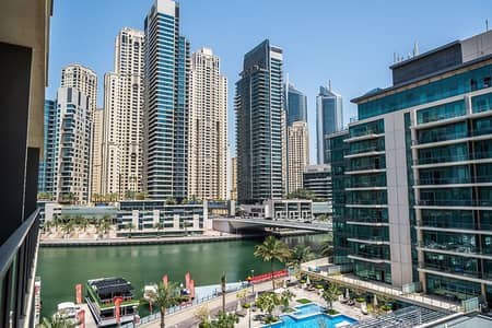 1 Bedroom Flat for Rent in Dubai Marina, Dubai - Furnished | Partial Marina View | Vacant