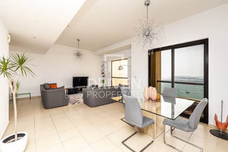 2 Bedroom Apartment for Rent in Jumeirah Beach Residence (JBR), Dubai - Furnished Unit with Stunning Full Sea View
