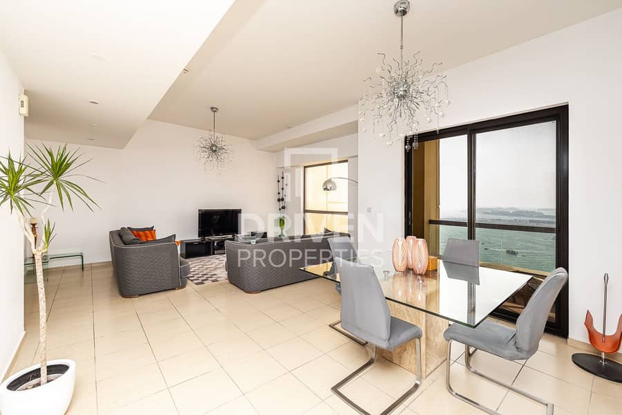 Furnished Unit with Stunning Full Sea View