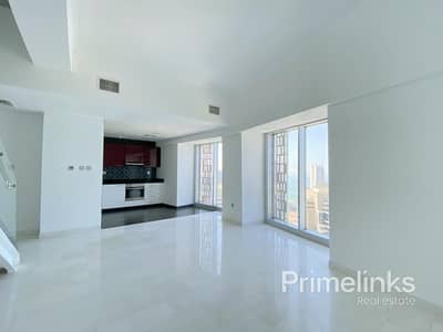 1 Bedroom Apartment for Rent in Dubai Marina, Dubai - Panoramic Duplex One Bedroom Full Sea View