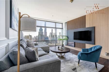1 Bedroom Apartment for Rent in DIFC, Dubai - Burj Khalifa View | UPGRADED | Fully Furnished