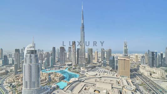 3 Bedroom Apartment for Rent in Downtown Dubai, Dubai - Bills Included I Burj Khalifa Views I High Floor