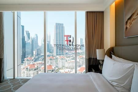 1 Bedroom Hotel Apartment for Rent in Downtown Dubai, Dubai - LUXURIOUS 1BR FOR RENT AT THE ADDRESS THE BLVD,