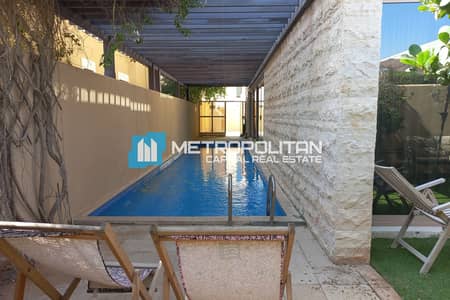 5 Bedroom Villa for Rent in Al Raha Gardens, Abu Dhabi - Palatial 5BR+M | Private Pool | Upcoming Unit