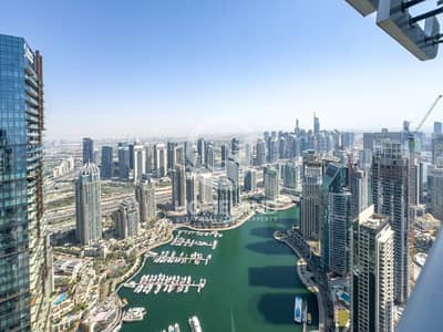 1 Bedroom Apartment for Rent in Dubai Marina, Dubai - Stunning Marina View| Fully Furnished | High Floor