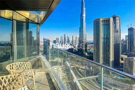 3 Bedroom Hotel Apartment for Rent in Downtown Dubai, Dubai - Burj Views | High Floor | Bills Included