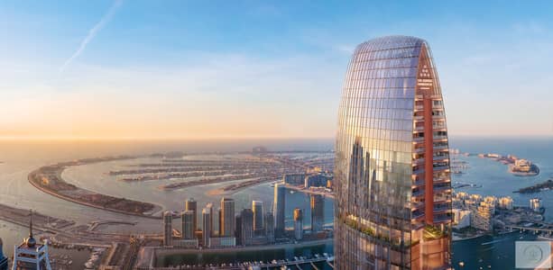 迪拜码头， 迪拜 5 卧室顶楼公寓待售 - Palm_Viewjpg. jpg