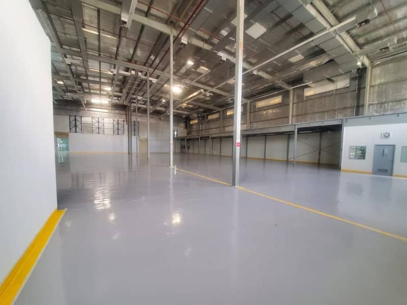 Multiple sizes warehouses starting from 29,000 Sq Feet up to 80,000 Sq Feet available for rent in DIP