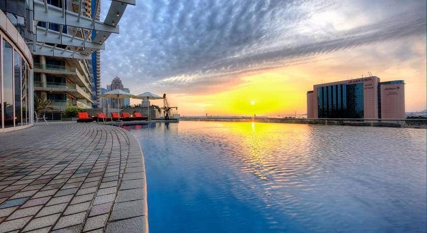 位于迪拜码头，滨海塔玛尼酒店 2 卧室的公寓 140000 AED - 3564592