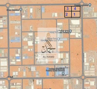 Industrial Land for Sale in Umm Al Thuoob, Umm Al Quwain - 4 قطع. png