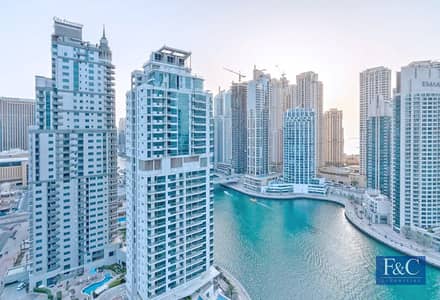 فلیٹ 2 غرفة نوم للبيع في دبي مارينا، دبي - شقة في برج الزمان والمكان،دبي مارينا 2 غرف 1800000 درهم - 8917669
