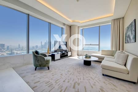 1 Bedroom Apartment for Sale in Palm Jumeirah, Dubai - Exclusive | Ultra High Floor | Corner Unit