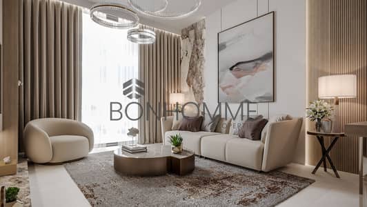 Studio for Sale in Jumeirah Village Circle (JVC), Dubai - Living Room. jpg