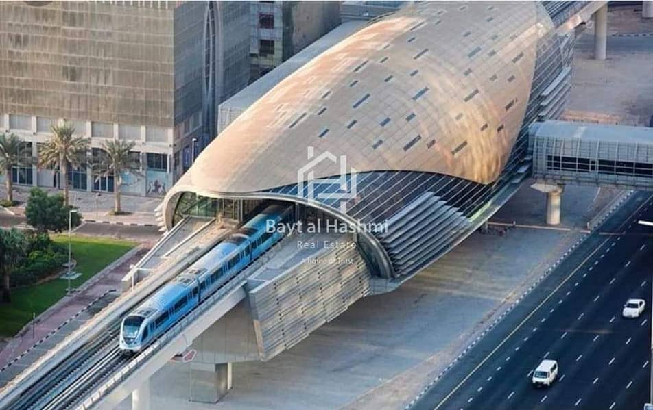 Largest U type 1bhk with balcony Front of Al Furjan metro station