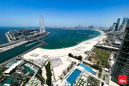 3 Bedroom Apartment for Rent in Jumeirah Beach Residence (JBR), Dubai - Fully Furnished | Bills Included | Full Sea View