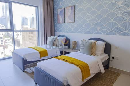 فلیٹ 2 غرفة نوم للايجار في وسط مدينة دبي، دبي - Art-inspired apartment amidst Downtown Dubai