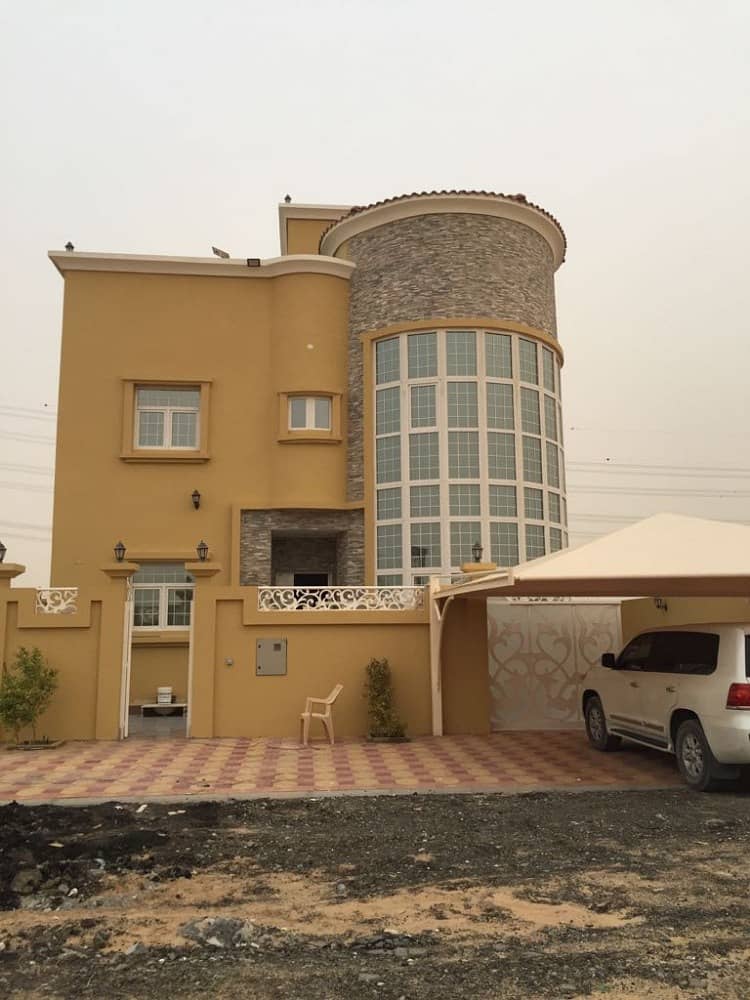 Brand New Villa For Sale In Ajman Al Yasmeen with electricty and fully furnished