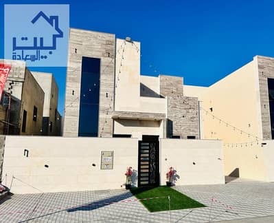 For rent, a luxury villa with a modern design and the first occupant is available in Ajman Al Amra