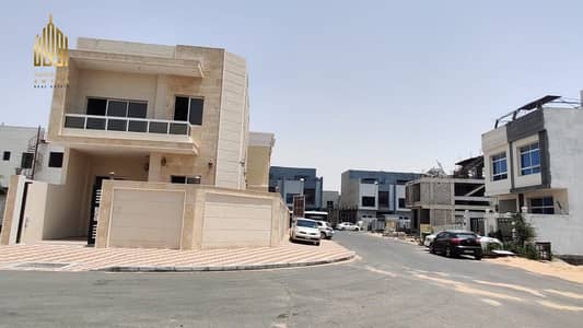 A very luxurious villa, built and finished, for sale at a very attractive price in the Emirate of Ajman, Al Zahia ar The villa is in a cornerea