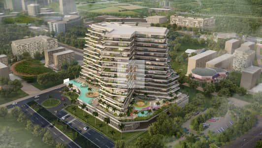 2 Cпальни Апартаменты Продажа в Арджан, Дубай - 01_Aerial-Daytime-scaled. jpg