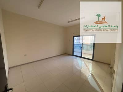 The most beautiful apartment in Al Majaz for annual rent, 3 rooms and a hall with a balcony Sea view - wall cabinets