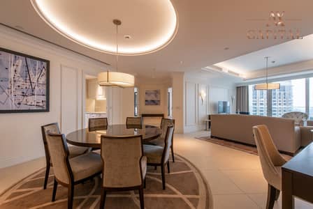 3 Bedroom Penthouse for Rent in Downtown Dubai, Dubai - Burj Khalifa View | 3 Bed plus Maids
