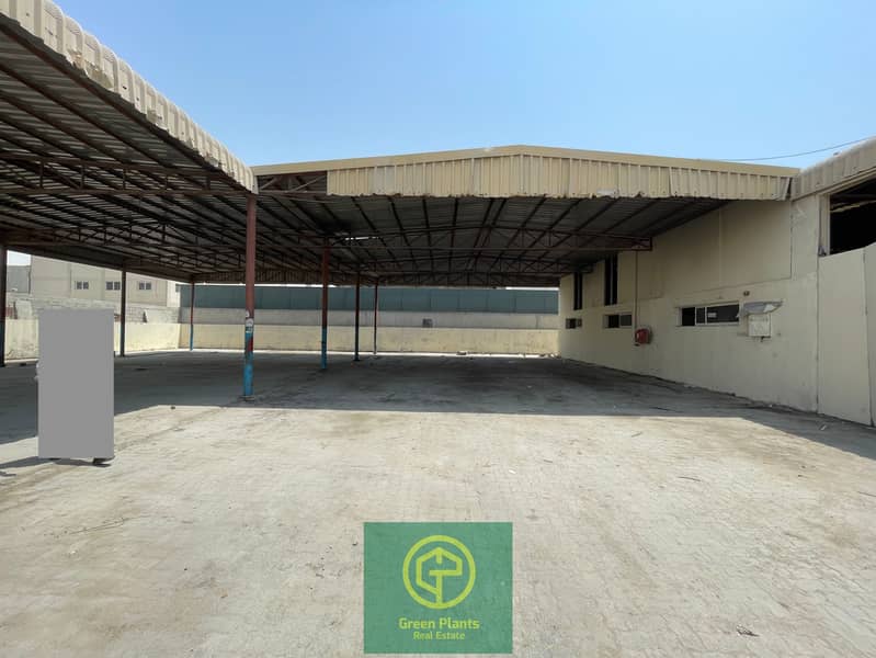 Jebel Ali Industrial Area 12,500 Sq. Ft warehouse with open yard & offices