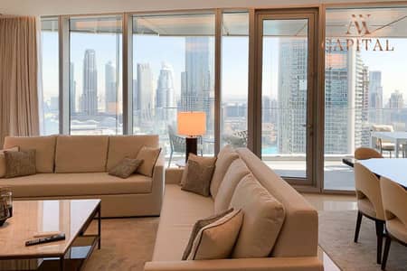 3 Bedroom Flat for Rent in Downtown Dubai, Dubai - Bills Included | Burj/Fountain View | Vacant Now