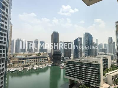 1 Bedroom Apartment for Rent in Jumeirah Beach Residence (JBR), Dubai - Stunning Marina View | Mid floor | elegant furniture