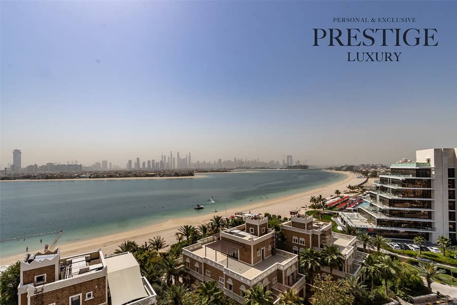 Luxurious | Private Beach | Dubai Skyline Views