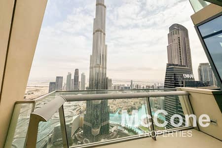 3 Bedroom Apartment for Rent in Downtown Dubai, Dubai - Mid Floor | Burj Khalifa View | Vacant
