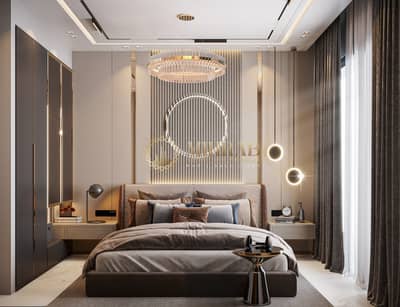 朱美拉环形村(JVC)， 迪拜 单身公寓待售 - 1BHK Bed CAM A R1-min. jpg