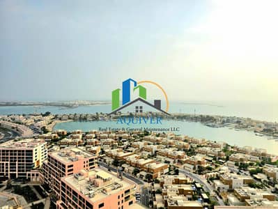 1 Bedroom Apartment for Sale in The Marina, Abu Dhabi - FULL SEA VIEW | High Floor | Luxurious 1-BR Unit