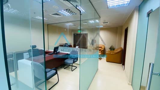 Office for Rent in Business Bay, Dubai - Architecturally Designed | Semi-furnished | Partitioned Fitted Office for rent | Business Bay