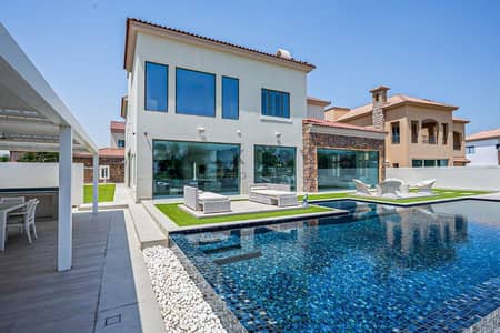 6 Bedroom Villa for Rent in Jumeirah Golf Estates, Dubai - Modern | High End Finishes | Private Pool | Vacant
