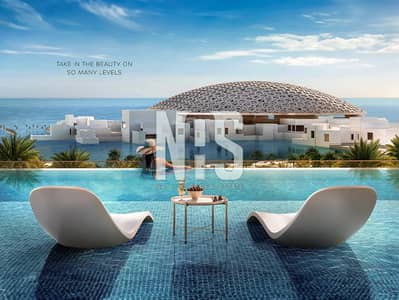 2 Bedroom Flat for Sale in Saadiyat Island, Abu Dhabi - sunrise and Louvre view | 2+maid I Handover 2025
