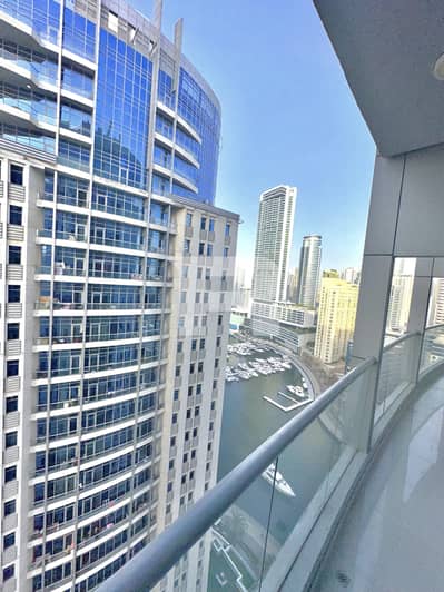 3 Bedroom Flat for Rent in Dubai Marina, Dubai - Waterside Haven | Mid-Rise Retreat | Balcony