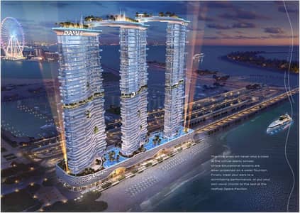 شقة 1 غرفة نوم للبيع في دبي هاربور‬، دبي - شقة في داماك باي برج B،داماك باي بتوقيع كافالي،دبي هاربور‬ 1 غرفة 3150000 درهم - 8928150