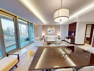 2 Bedroom Apartment for Rent in Downtown Dubai, Dubai - Burj and Pool View | Prime Location