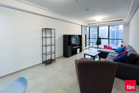 1 Bedroom Flat for Rent in Jumeirah Lake Towers (JLT), Dubai - Furnished 1BHK near DMCC metro | Lake View