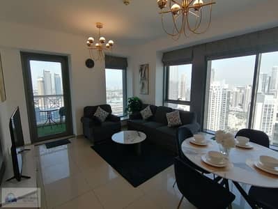 2BR FURNISHED APT HIGHER FLOOR IN 29 BOLUVARD IN DOWNTOWN  WITH BURJ KHALIFA AND FOUNTAIN VIEW