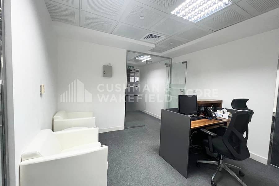 Fully Fitted Office with Partitions | Freezone