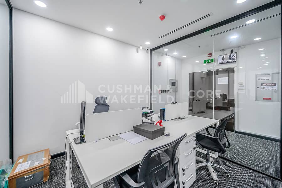 Fully Fitted Office | High Floor | DMCC Freezone